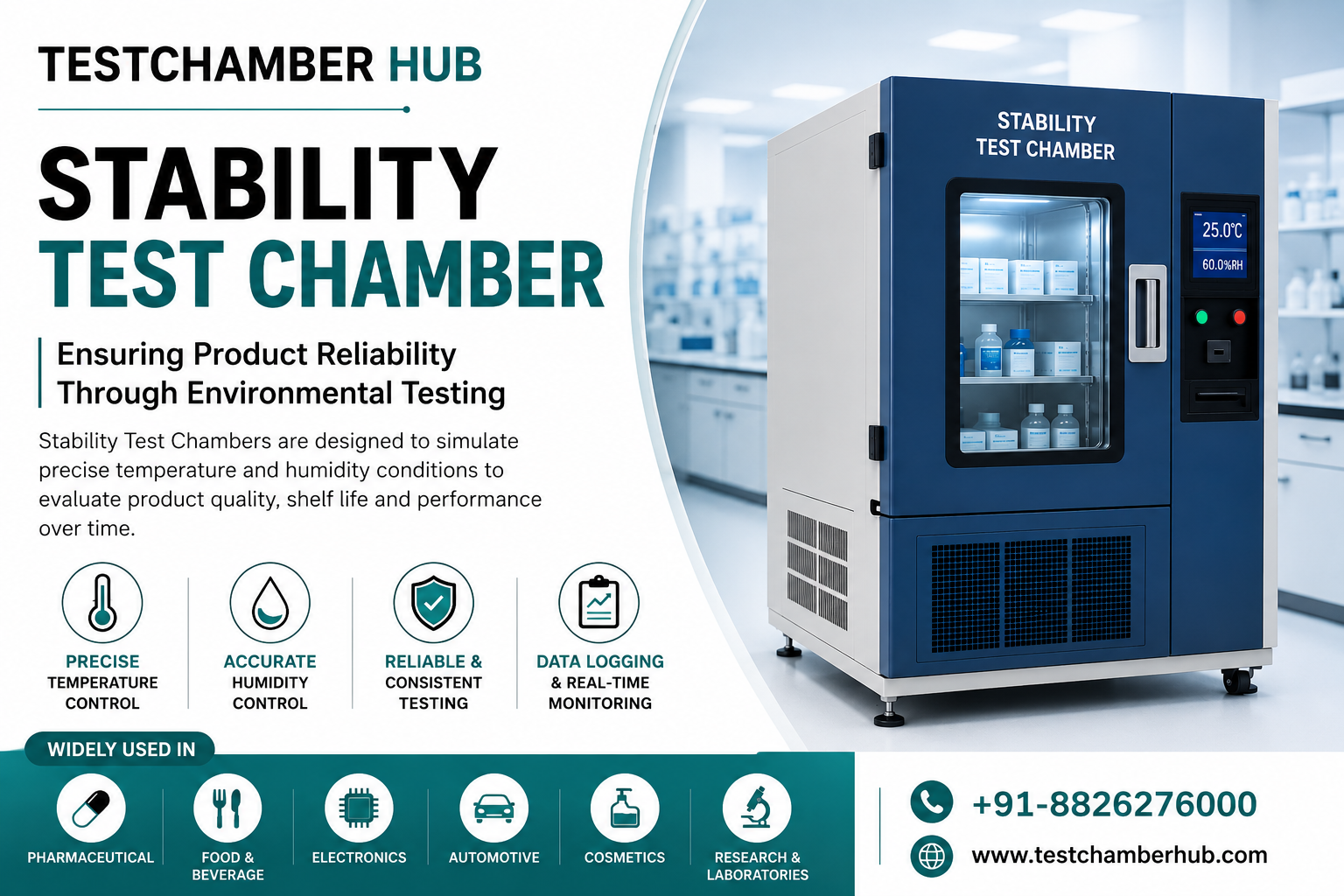 Stability Test Chamber for Reliable Product Testing